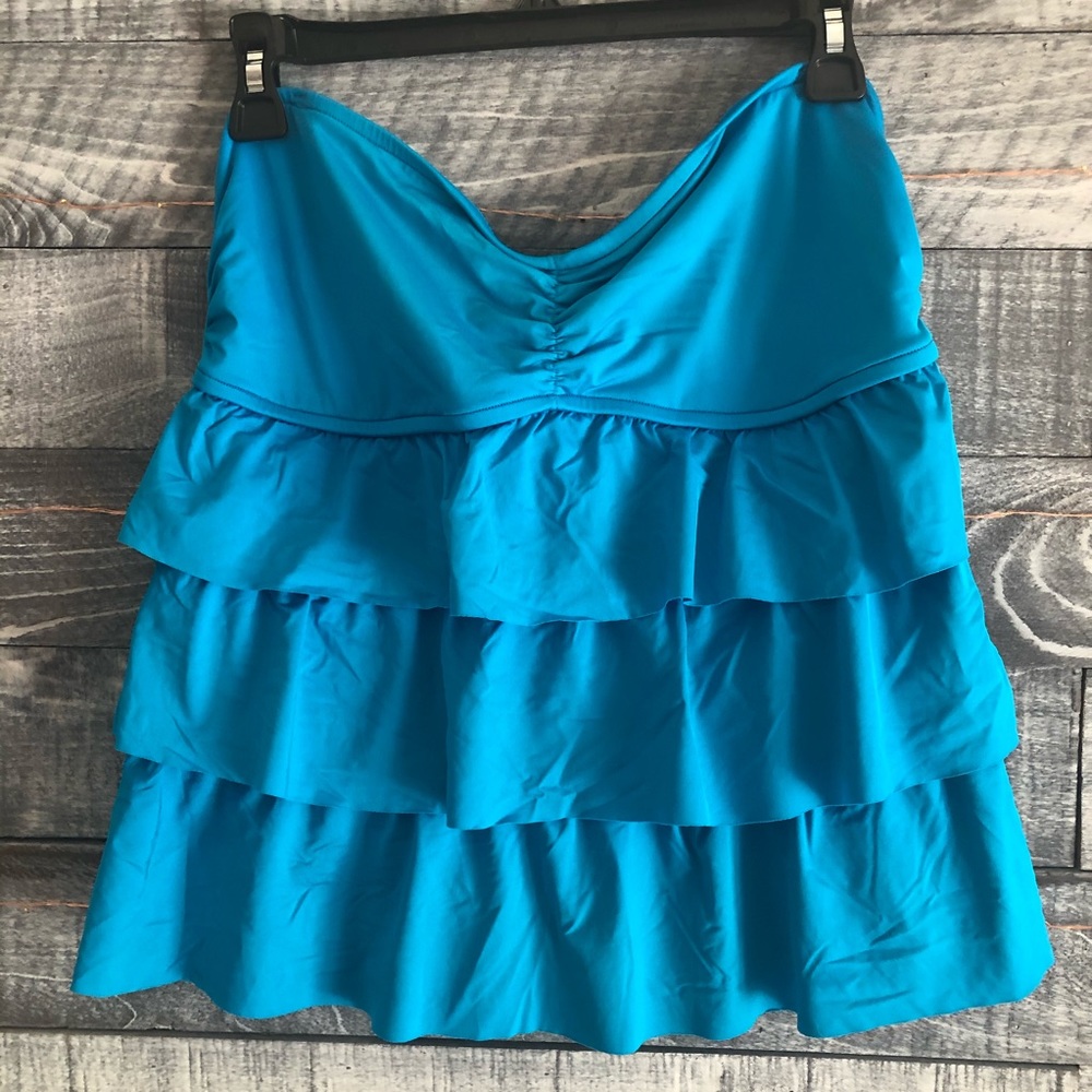 Ruffled Tankini Top